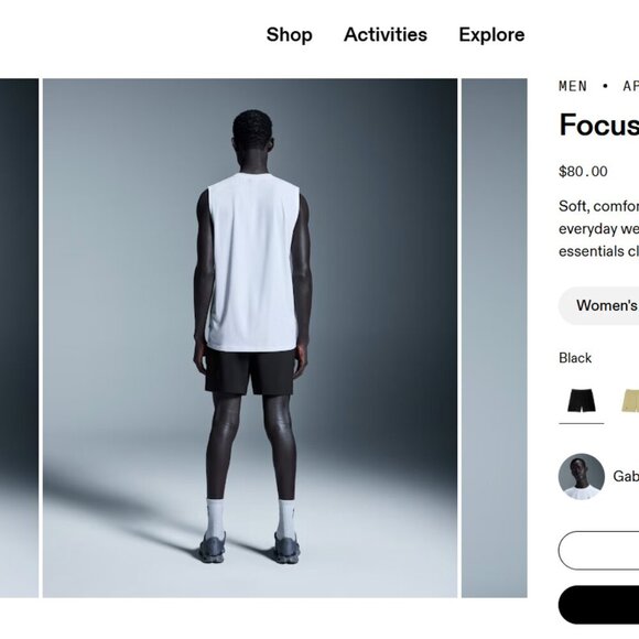 NEW On Cloud Focus Shorts - Long Inseams with Pockets - Picture 3 of 7